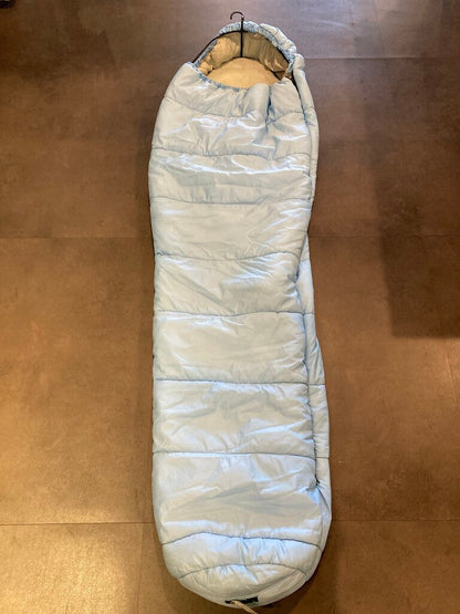 (Stains) Slumberjack Mummy Sleeping Bag, Light Blue, 30deg?
