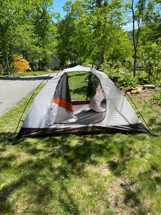 Alps Mountaineering Taurus 4 Tent w/ Footprint, Brown/Green/Orange, 4P