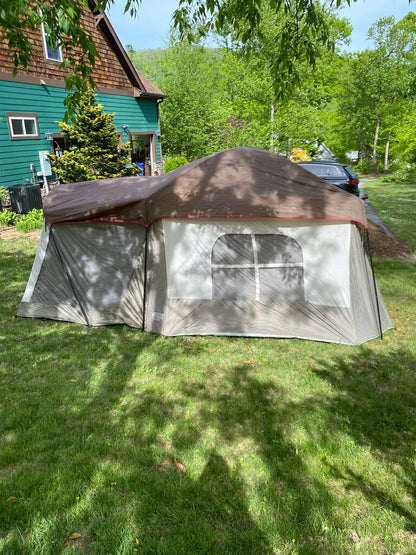 Wenzel 6 Person Tent w/ Screen Room, Brown/Green, 6P