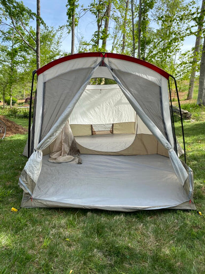 Wenzel 6 Person Tent w/ Screen Room, Brown/Green, 6P