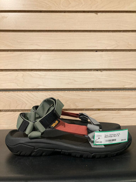 Teva Hurricane XLT3, Black/Sage, Men's 12