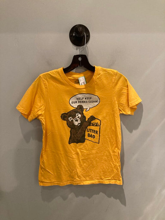 Landmark Project SS Crew, Yellow/Clean, Kid's XL