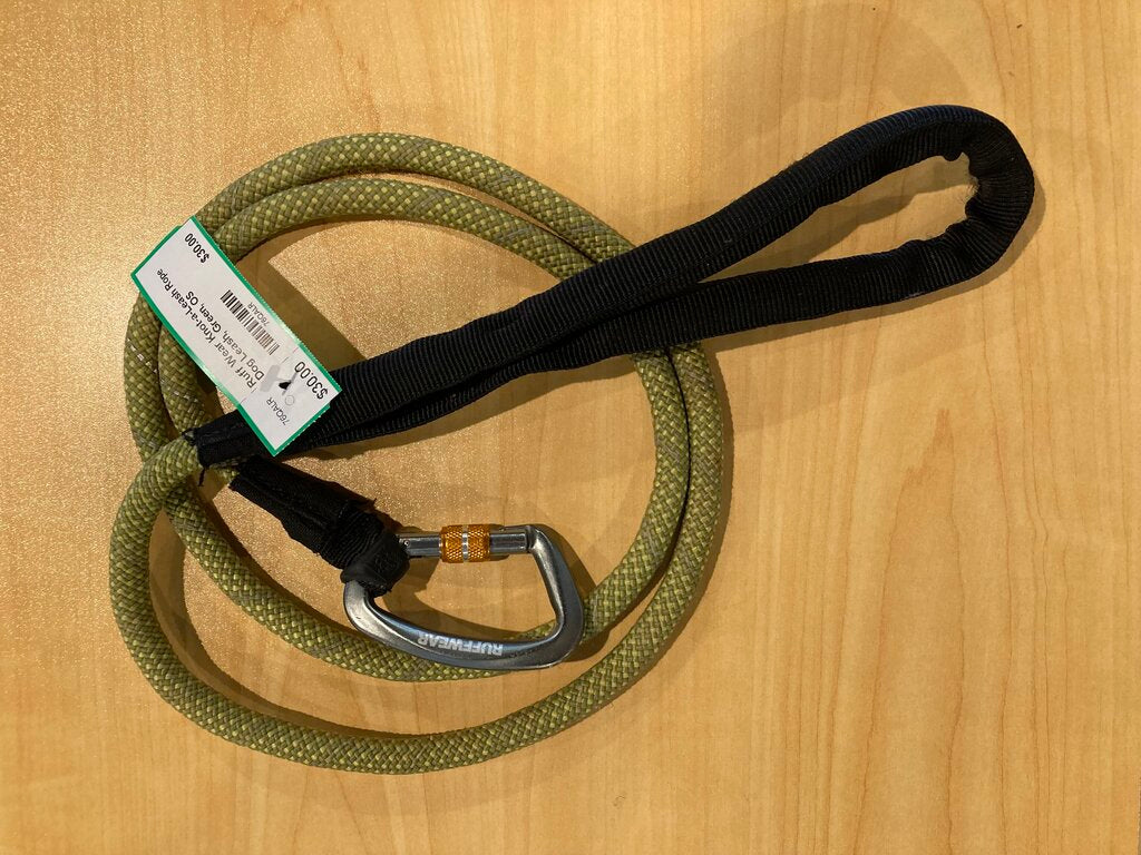 Ruff Wear Knot-a-Leash Rope Dog Leash, Green, OS