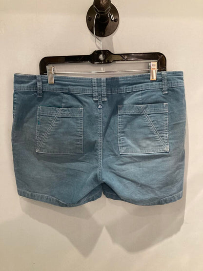 Prana Corduroy Short, Blue, Women's 14