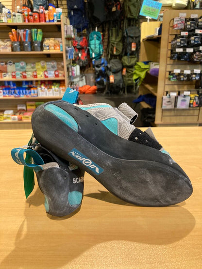 Scarpa Origin Climbing Shoes, Blue/Grey, sz 37