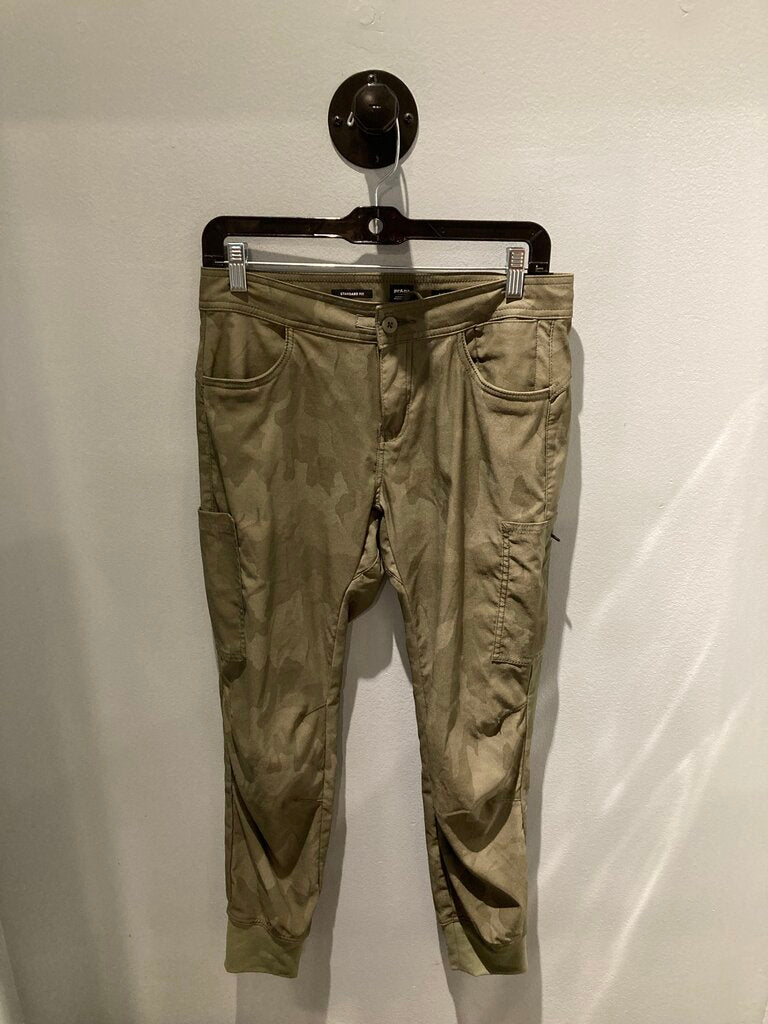 Prana Pants, Green Camo, Women's 4/RG