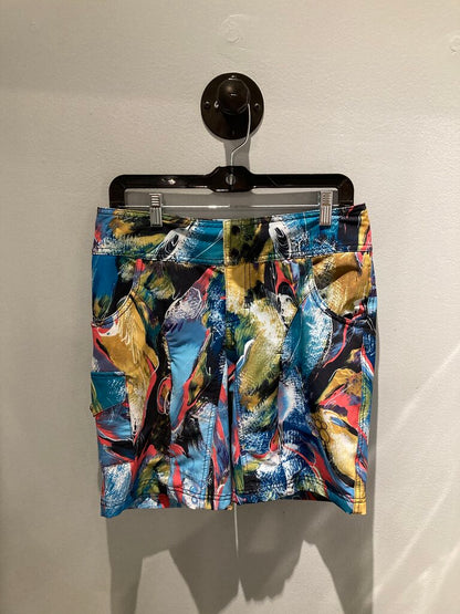 Shredly Shorts, Exploded Peacock, Women's 4