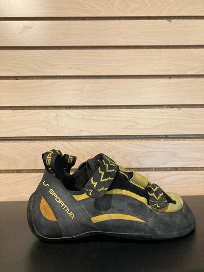 La Sportiva Miura Climbing Shoes, Yellow/Black, 42.5