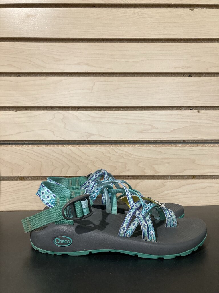 Chaco Zcloud Sandal, Grey/Green, Women's 8