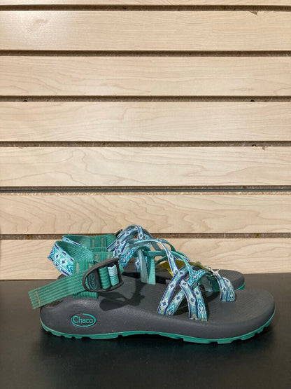 Chaco Zcloud Sandal, Grey/Green, Women's 8