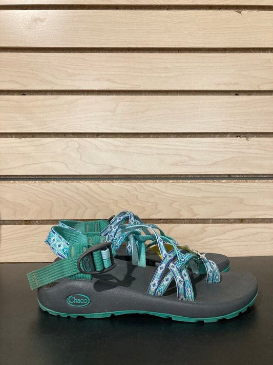Chaco Zcloud Sandal, Grey/Green, Women's 8