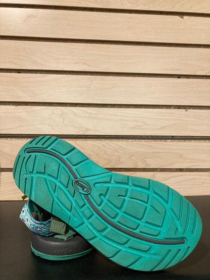 Chaco Zcloud Sandal, Grey/Green, Women's 8