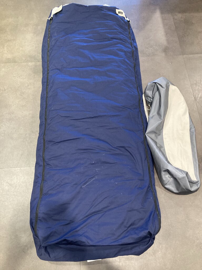 Trekroll Classic Pad/Sleeping Bag, Navy/Grey, Regular