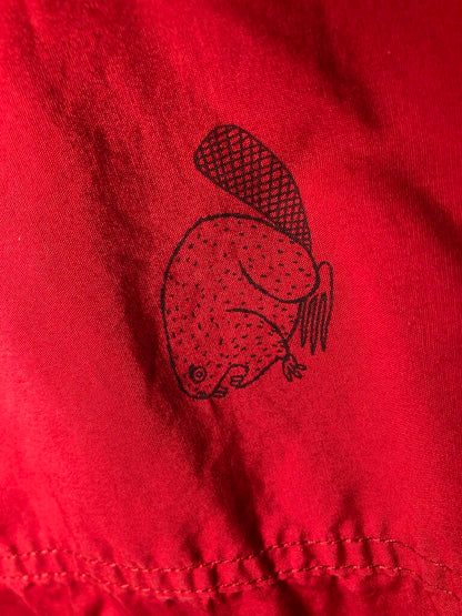 Duluth SS Button Up, Red/Beaver, Men's M'
