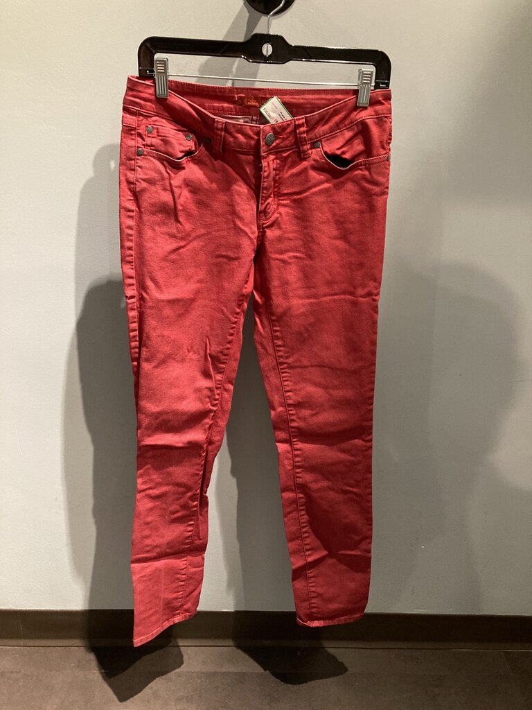 Prana Jean Pants, Red, Women's 6