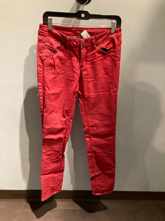 Prana Jean Pants, Red, Women's 6