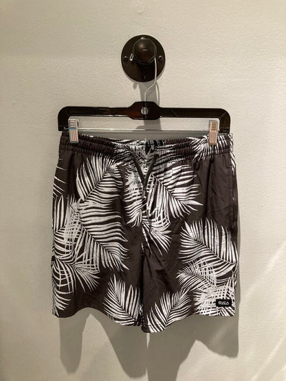 RVCA Swim Shorts, Black/Palm, Kid's L