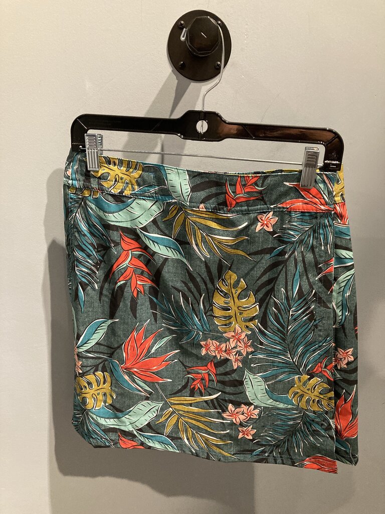 RipSkirt Wrap Skirt, Tropical/Green, Women's S