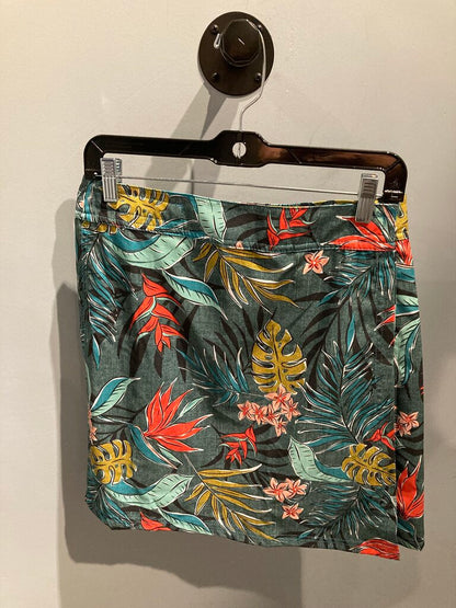 RipSkirt Wrap Skirt, Tropical/Green, Women's S