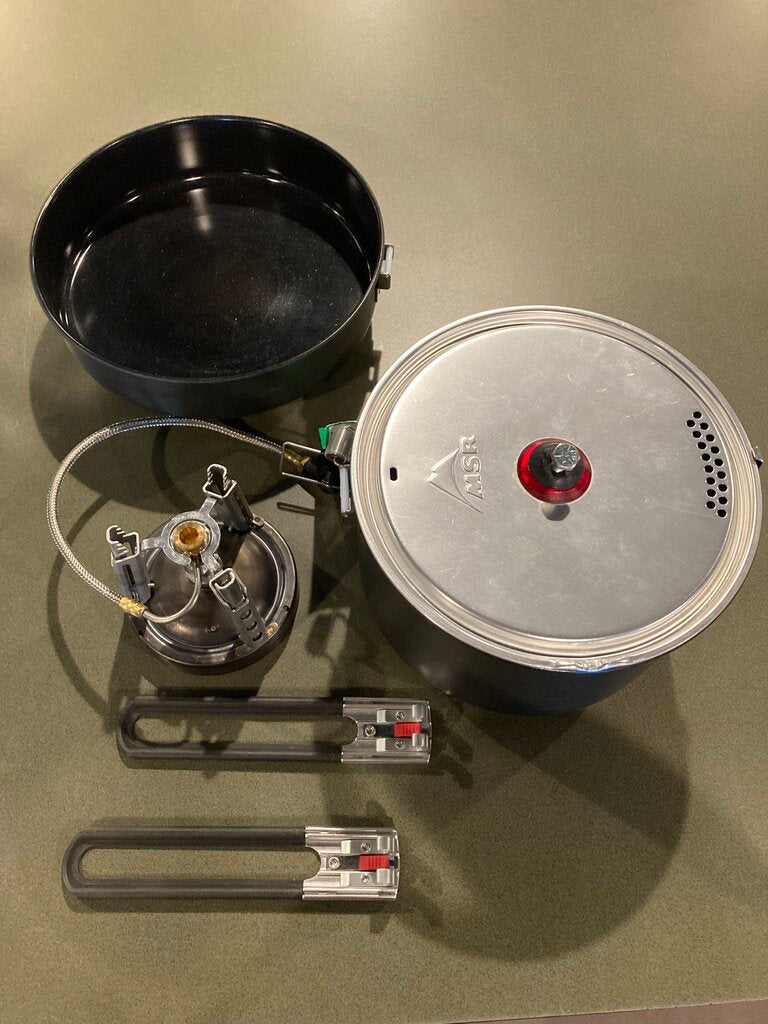MSR Windburner 2.5L Group Stove System, Black, 2.5L (Lid Handle Repair)