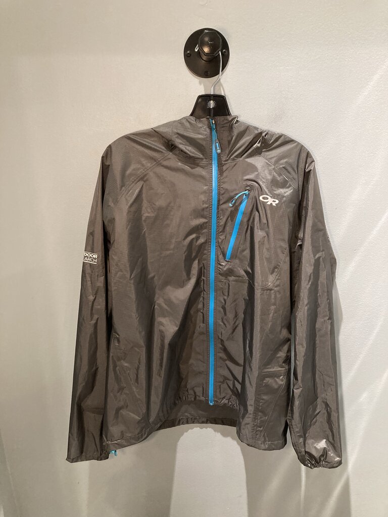 Outdoor Research Lightweight Rain Jacket, Grey, Men's L
