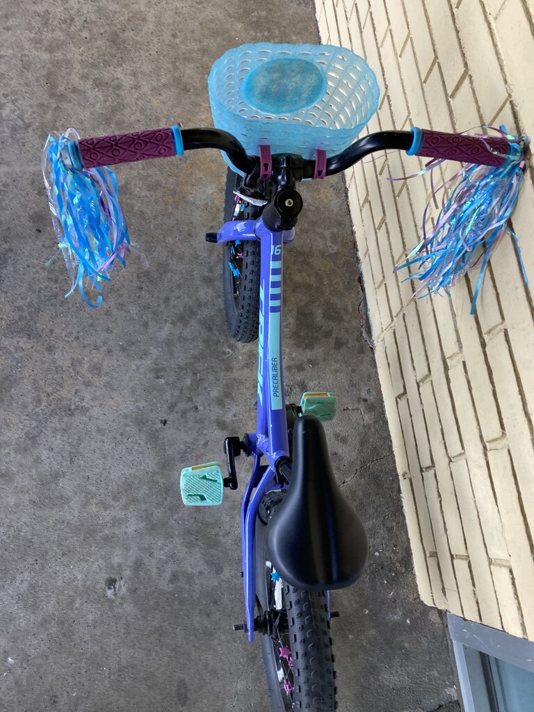 Trek Precaliber Bike, Purple/Blue, 16" Wheels