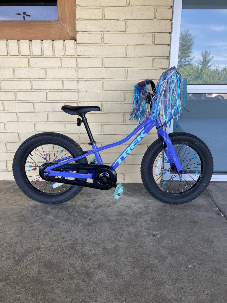 Trek Precaliber Bike, Purple/Blue, 16" Wheels