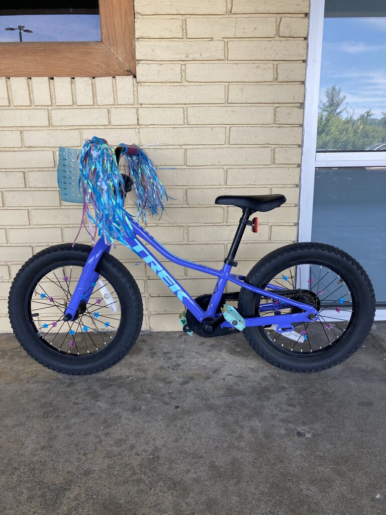Trek Precaliber Bike, Purple/Blue, 16" Wheels