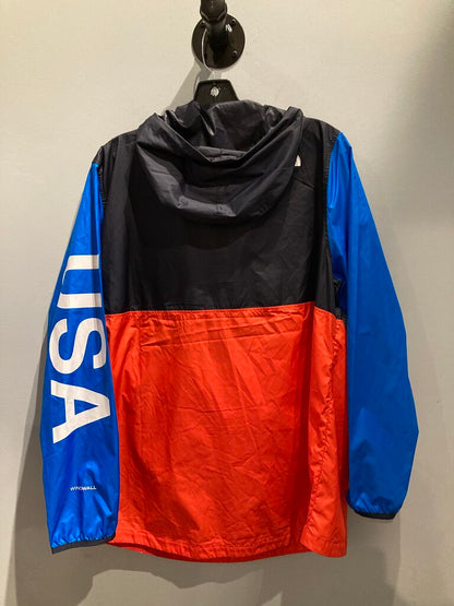(NEW) The North Face Anorak Jacket, Navy/Red, Women's L