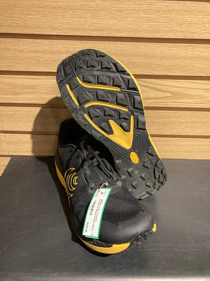 (NEW) Topo Traverse Sneakers, Black/Yellow, Men's 13