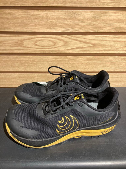 (NEW) Topo Traverse Sneakers, Black/Yellow, Men's 13