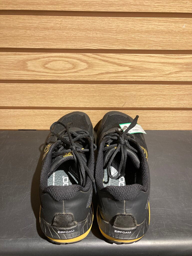 (NEW) Topo Traverse Sneakers, Black/Yellow, Men's 13