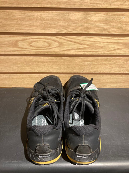 (NEW) Topo Traverse Sneakers, Black/Yellow, Men's 13