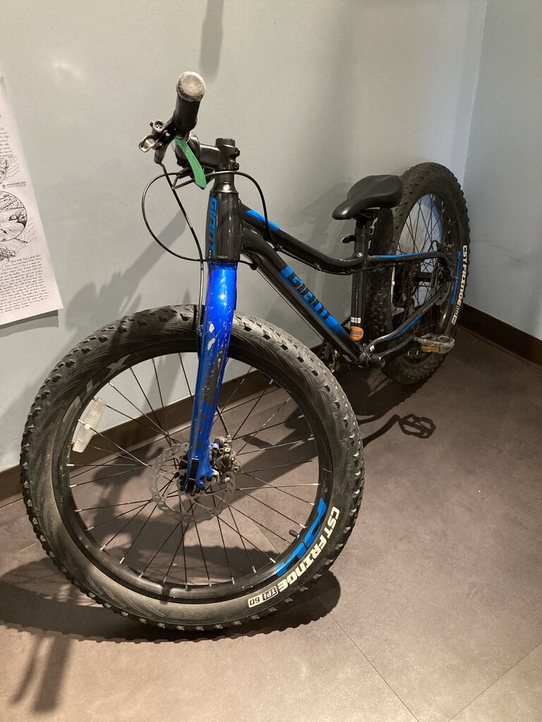 Giant XTC Jr MTB, Black/Blue, 24" Tires/12" Frame