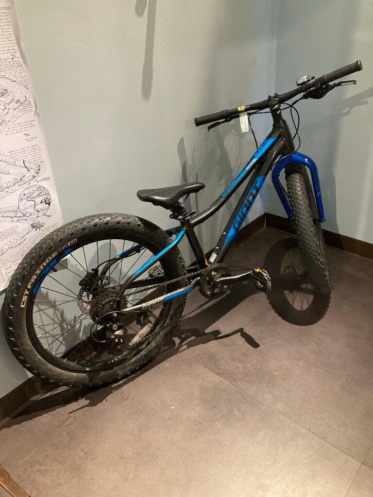Giant XTC Jr MTB, Black/Blue, 24" Tires/12" Frame