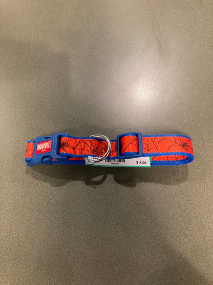 Marvel Dog Collar, Red/Blue, M?