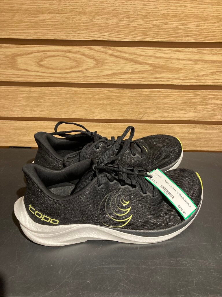 Topo Cyclone 3, Black, Men's 8