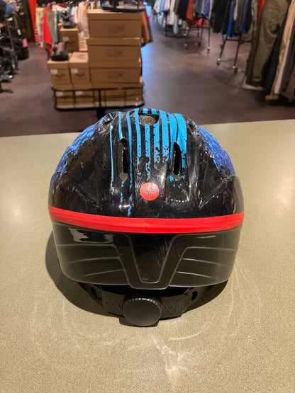 Kid's Bike Helmet, Blue/Black/Red, OS