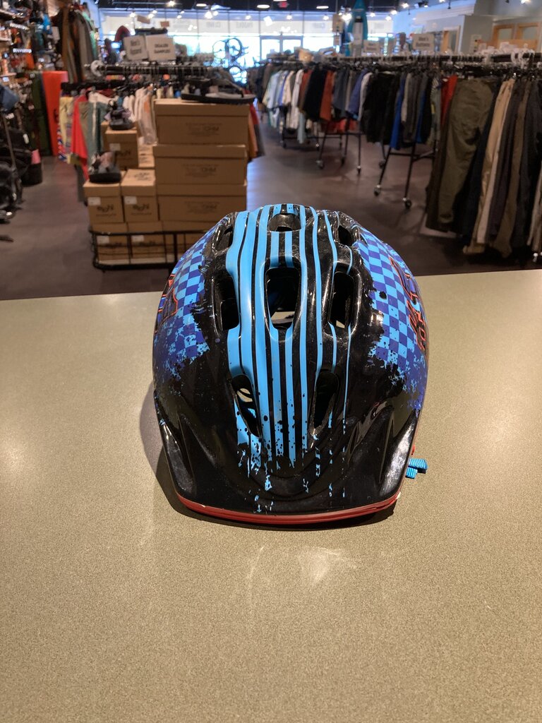 Kid's Bike Helmet, Blue/Black/Red, OS