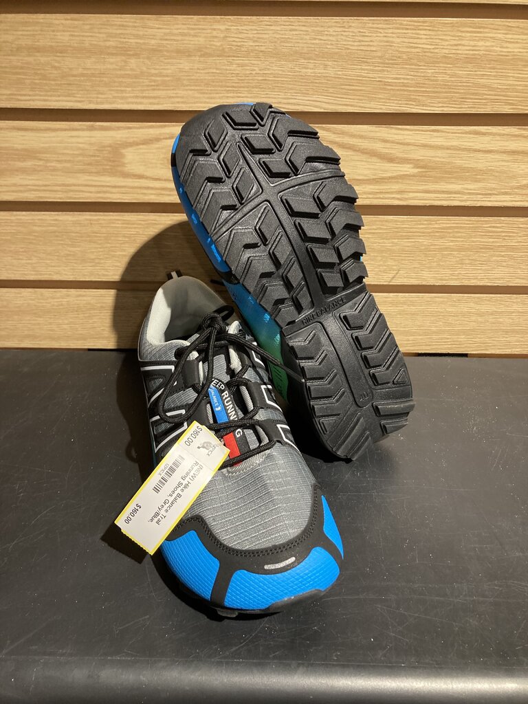(NEW) Hike Balance Trail Running Shoes, Grey/Blue, Women's 9