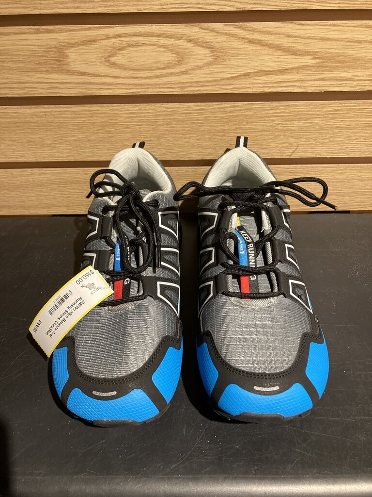 (NEW) Hike Balance Trail Running Shoes, Grey/Blue, Women's 9