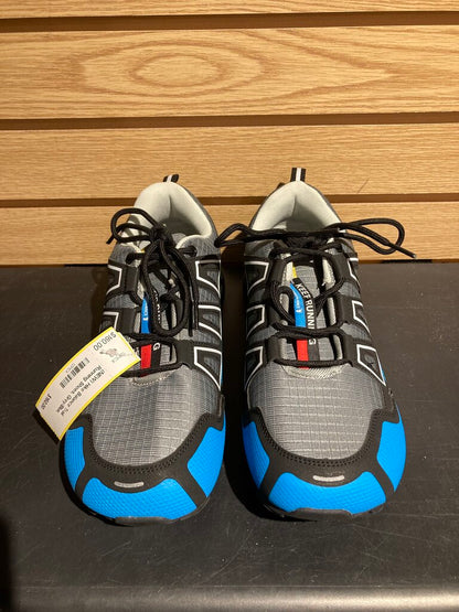 (NEW) Hike Balance Trail Running Shoes, Grey/Blue, Women's 9