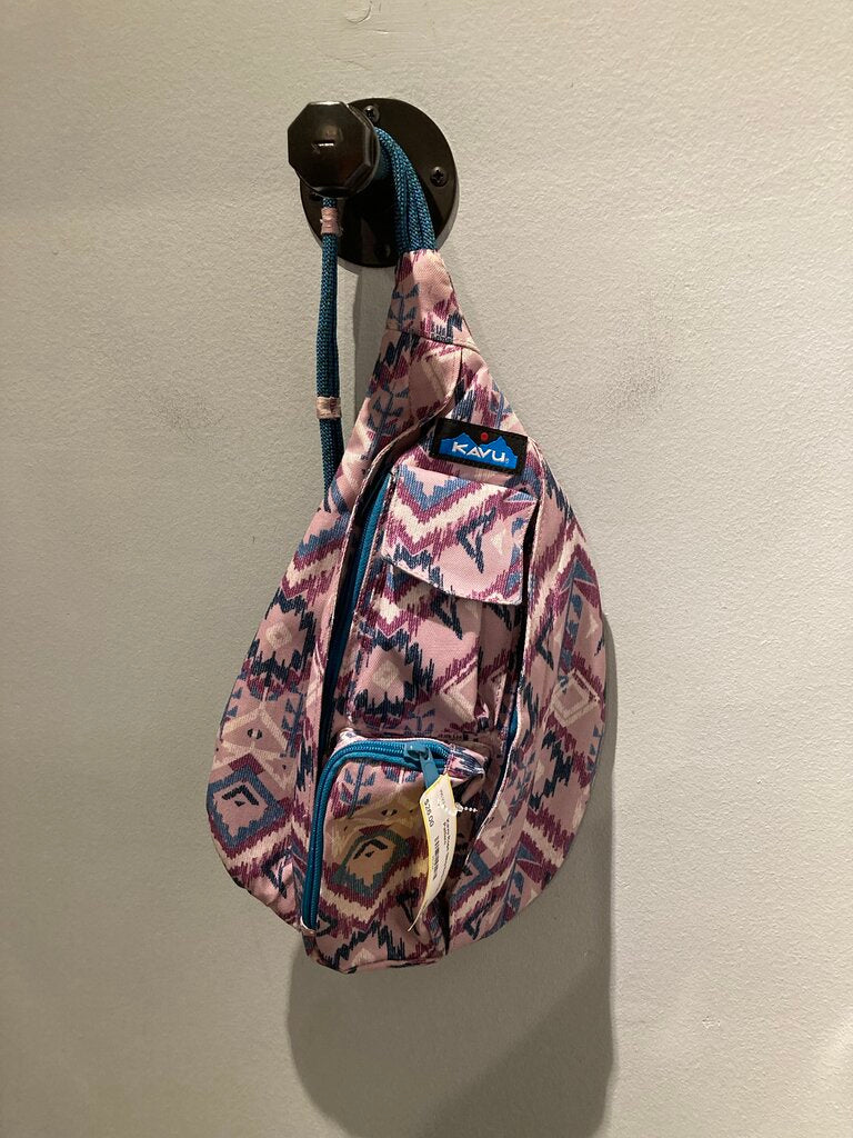 Kavu Rope Sling Bag, Purple Pattern