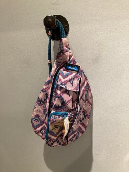 Kavu Rope Sling Bag, Purple Pattern