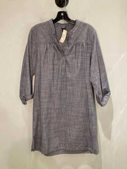 Patagonia LS Denim Dress, Blue, Women's 10