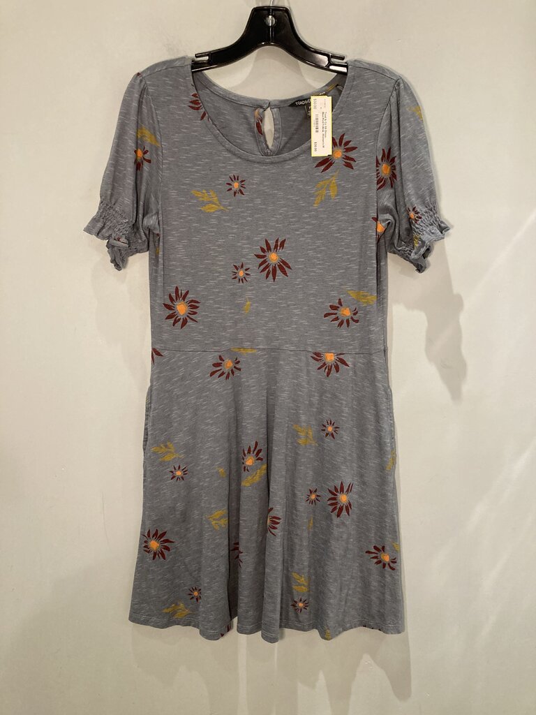 Toad & Co SS Dress, Blue/Red/Yellow, Women's M