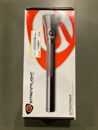 Streamlight Ultrasinger Rechargeable Flashlight, Black