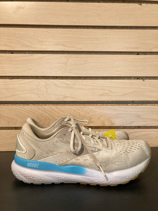 Brooks Ghost 16 Shoes, Light Grey/Blue, Women's 11