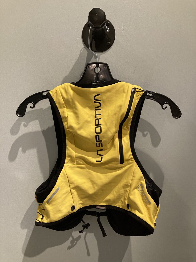 La Sportiva Ultra Running Vest, Black/Yellow, Size S 10L