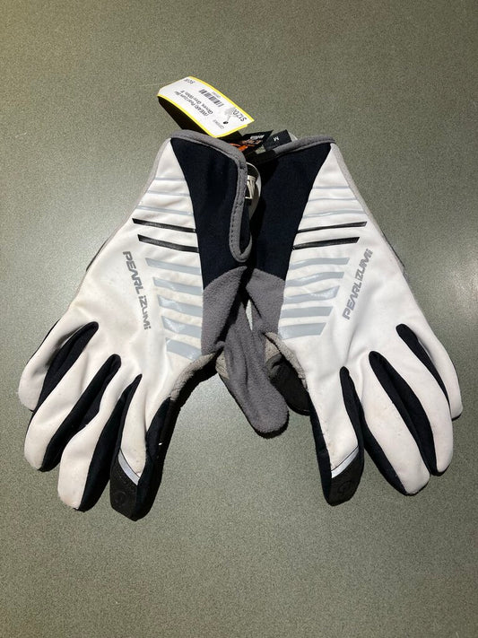 (WEAR) Pearl Izumi Bike Gloves, Grey/White, M